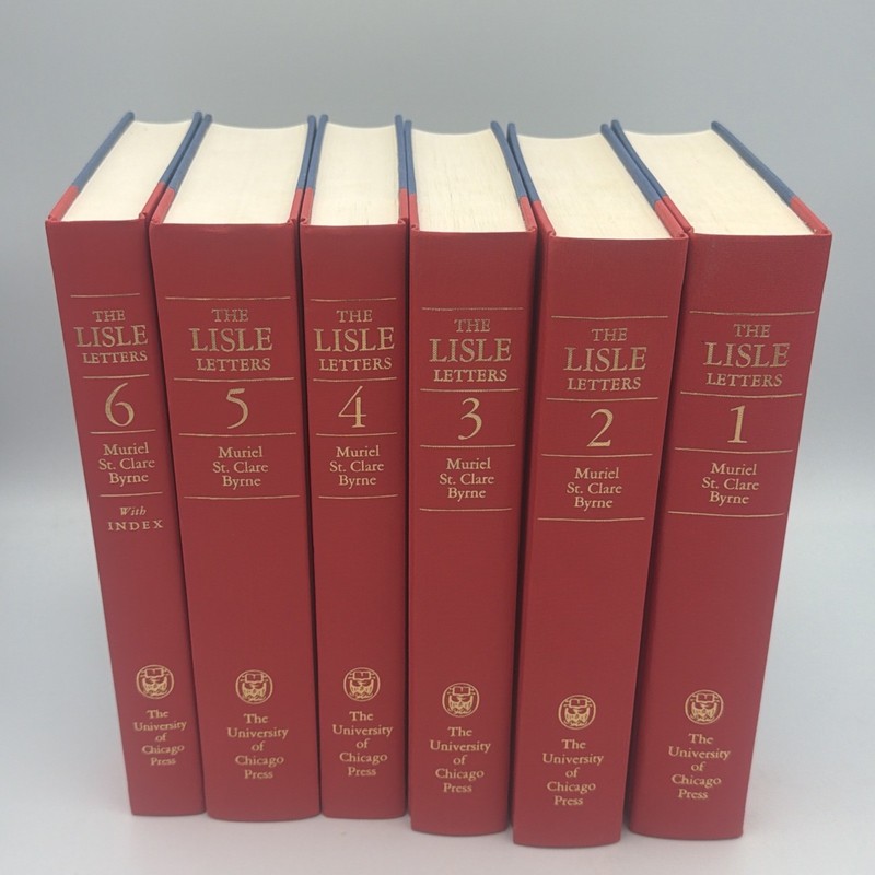 The Lisle Letters Muriel St Clare Byrne Complete 6 Volume Set Hardcover 1981