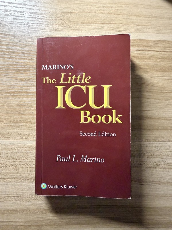 Marino's The Little ICU Book - 2nd Edition, Paul L. Marino