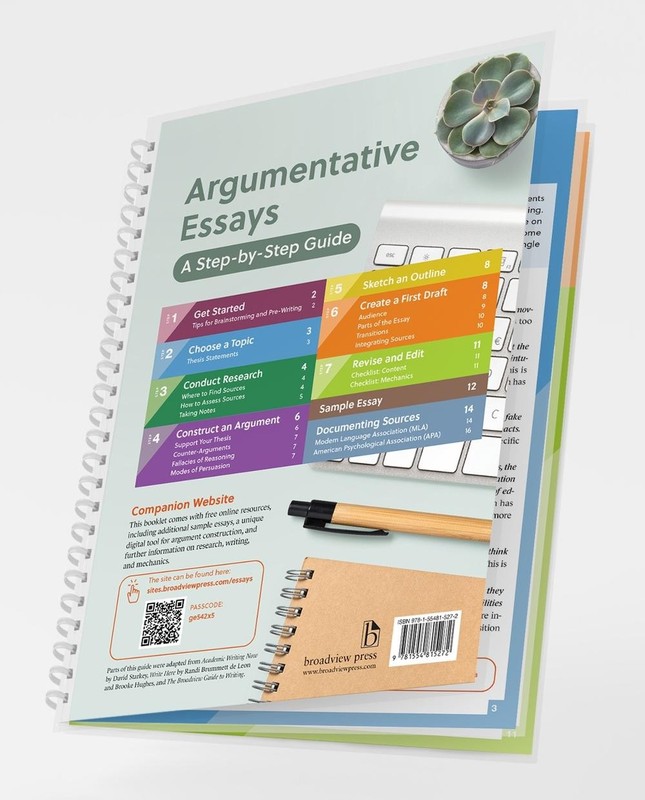 Argumentative Essays: A Step-by-Step Guide by Broadview Press (English) Spiral B