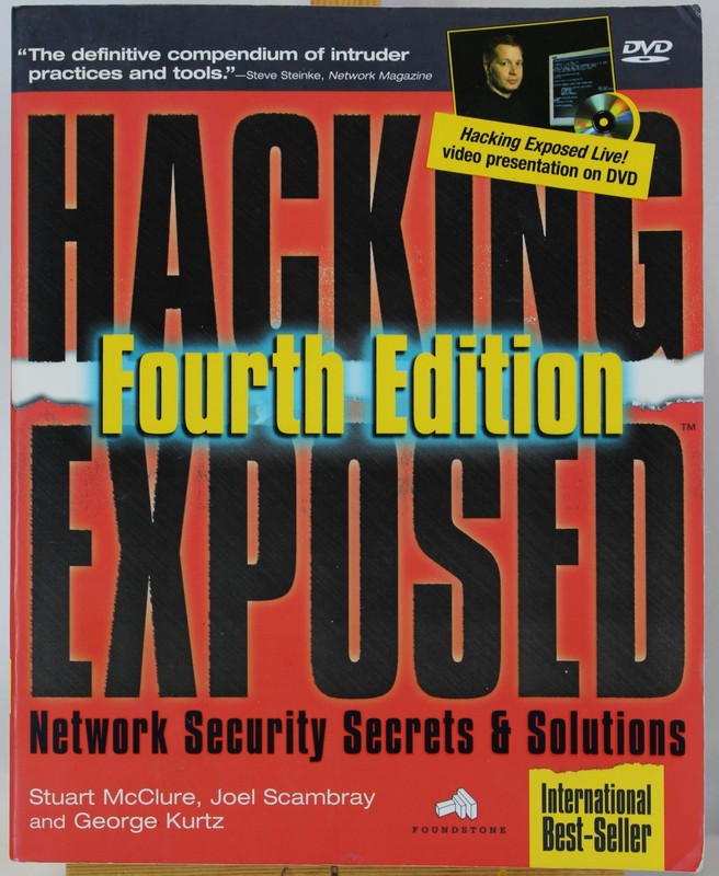 Book: Hacking Exposed Network Security Secrets & Solutions with DVD