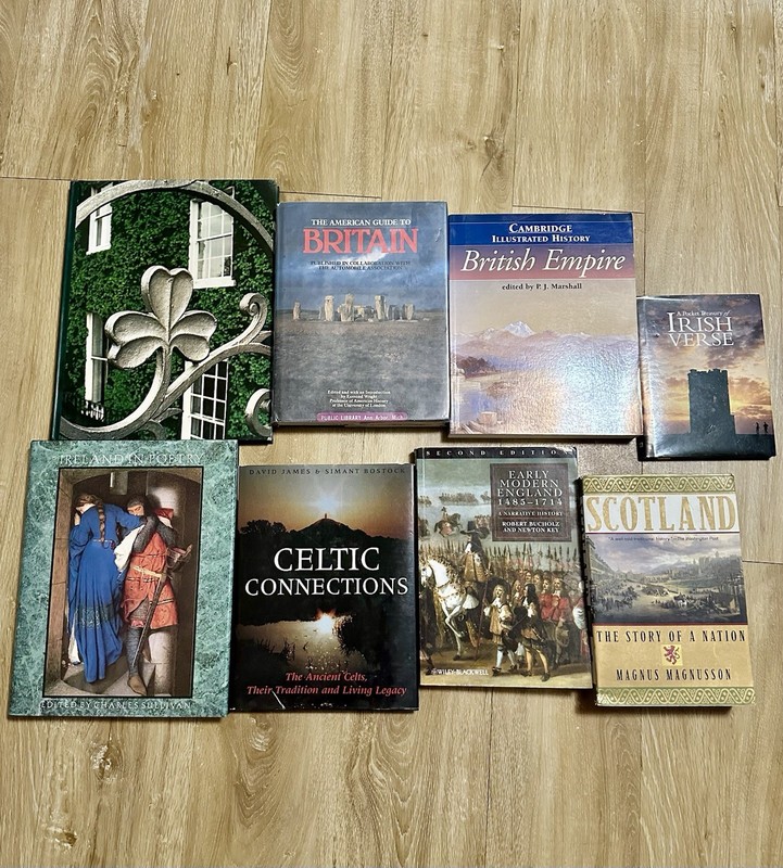 Lot Of 8 History Books: Ireland, England, Scotland Book Early Modern England