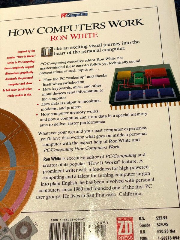 HOW COMPUTERS WORK By Ron White PC/Computing PB 1993 First In Series gallery