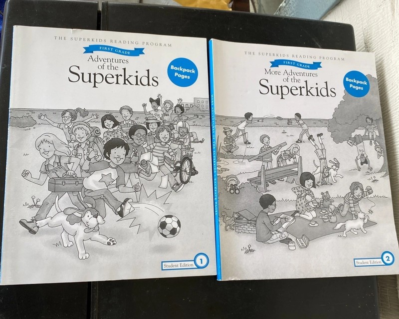 Adventures of the superkids practice/backpack pages Student edition 1&2