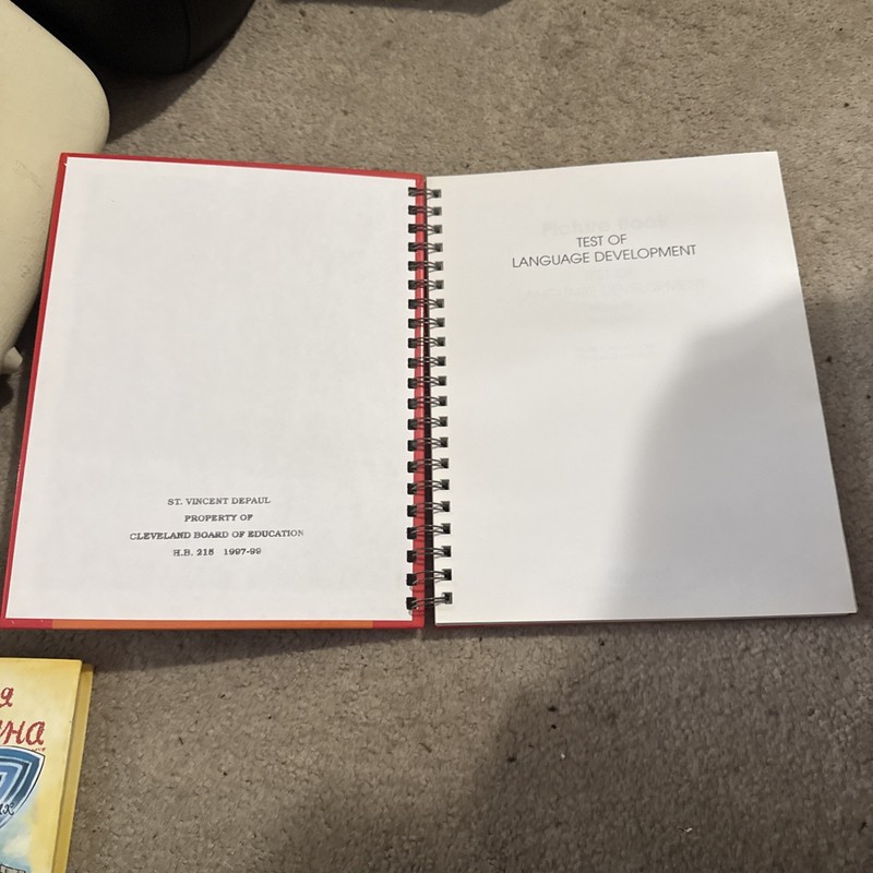 Pro Ed Picture Book Test Of Langauge Development Primary 3rd Edition gallery