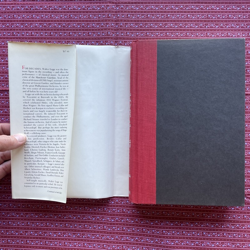 On and Off the Record : A Memoir of Walter Legge by Elizabeth Schwarzkopf (1982) gallery