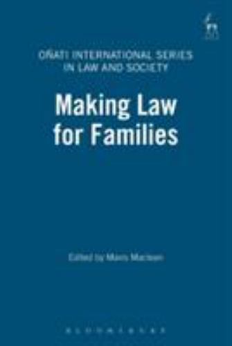 Making Law for Families, Paperback by MacLean, Mavis (EDT), Like New Used, Fr…