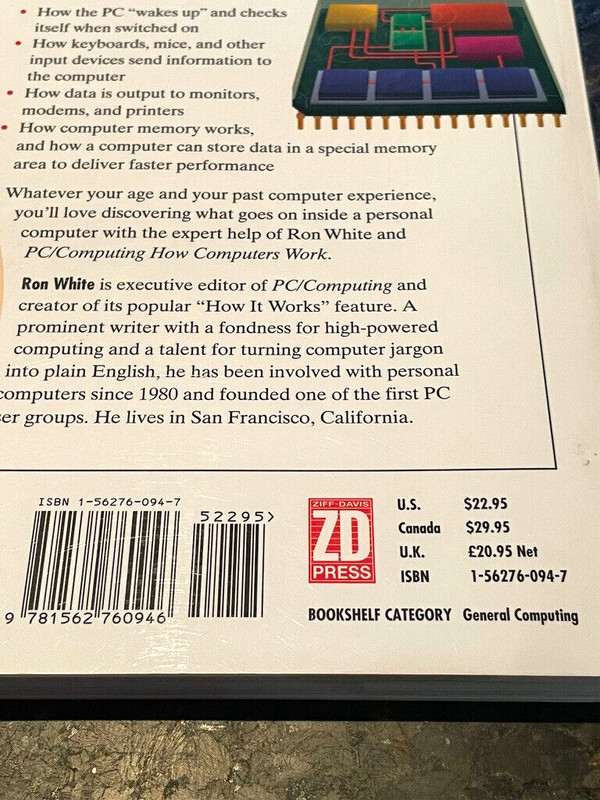 HOW COMPUTERS WORK By Ron White PC/Computing PB 1993 First In Series gallery