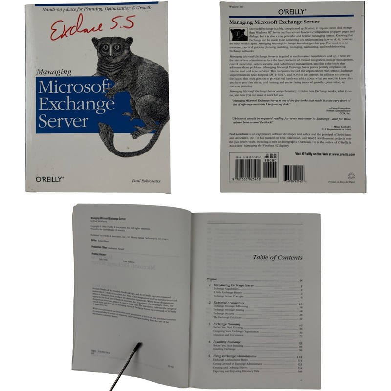 Managing Microsoft Exchange Server: Hands-On Admin Guide by Paul (First Edition)