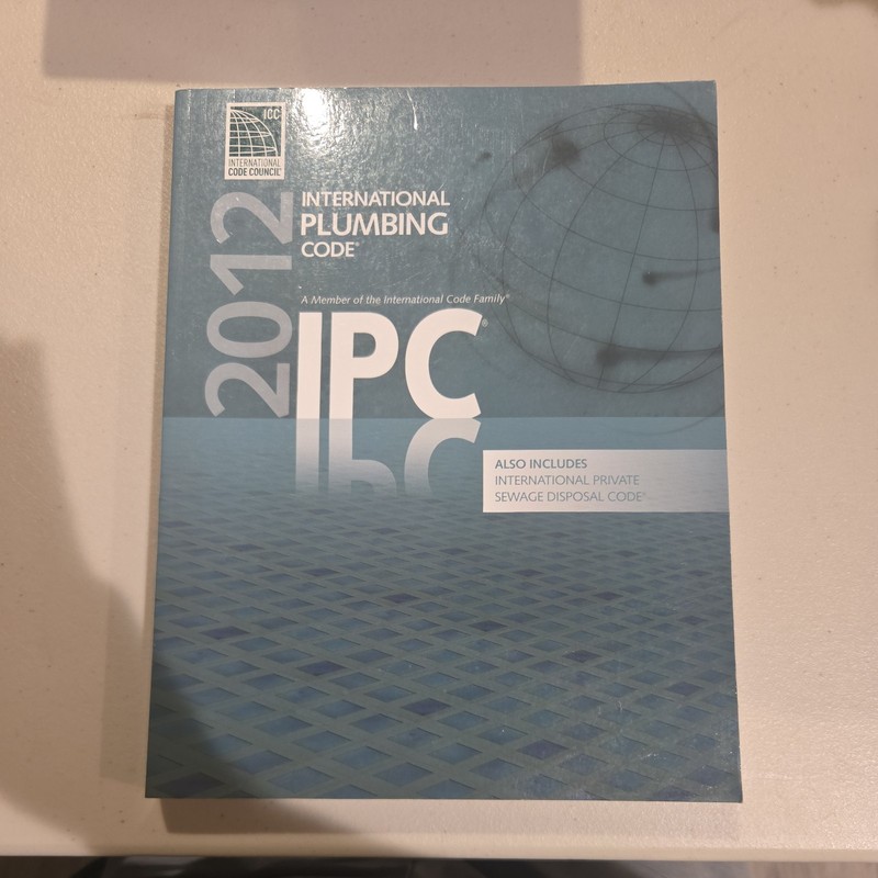 IPC International Plumbing Code 2012 PB Private Sewage Disposal ICC