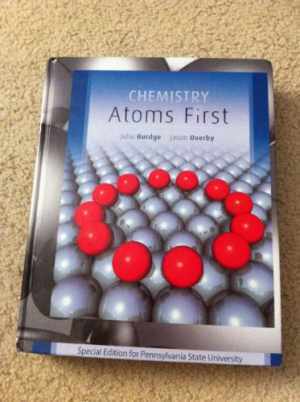 CHEMISTY ATOMS FIRST-W/ACCESS - Hardcover, by Julia Burdge; Jason - Very Good