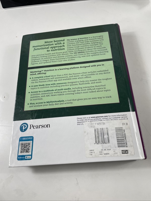 The Science of Nutrition by Thompson, Janice, Manore, Melinda, Vaughan, Linda gallery
