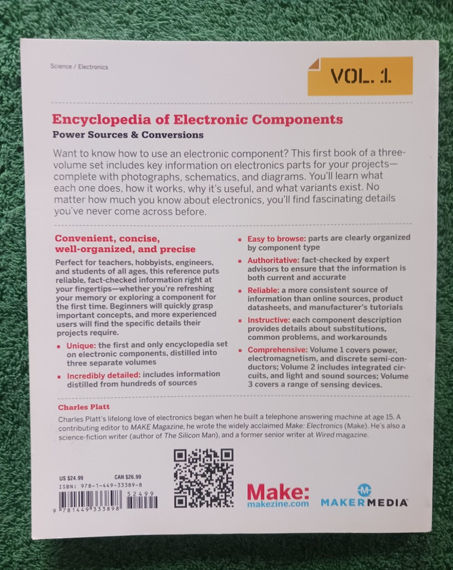 Encyclopedia of Electronic Components Volumes 1 & 2 Paperback 2015 Set gallery