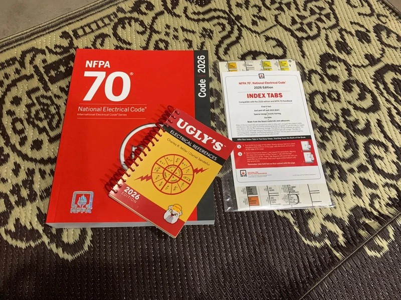 NFPA 70 National Electrical Code 2026+ index tab 26+ugly electrical 26 Spiral US gallery
