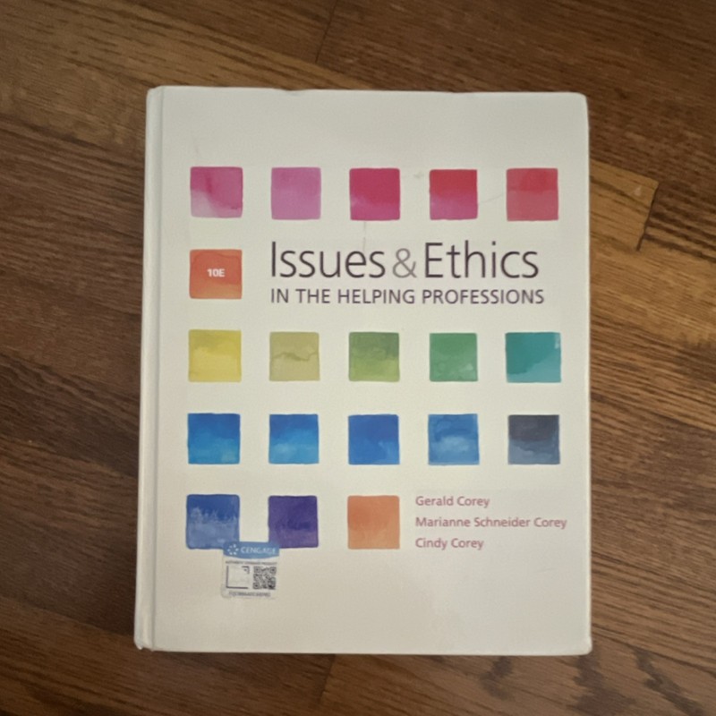 Issues & Ethics in the Helping Professions 10th Ed by Corey, Cengage, Textbook