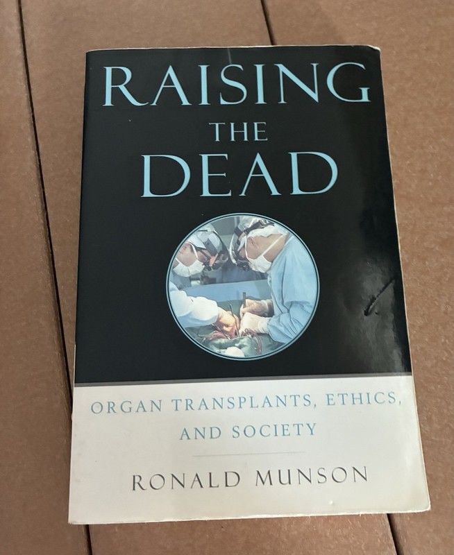 Raising The Dead Book, Ronald Munson