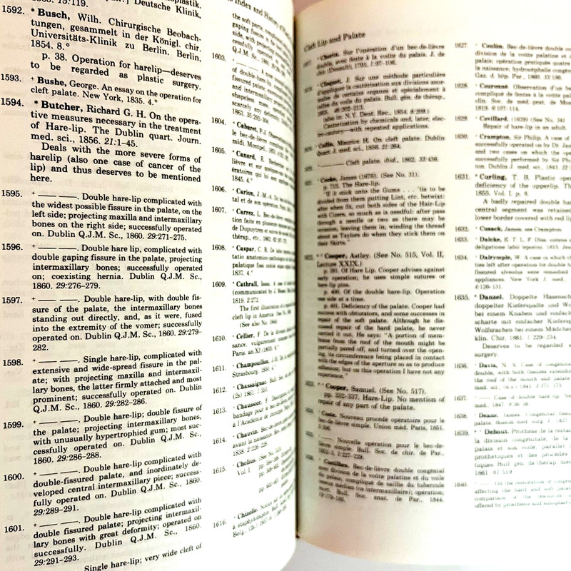 The Zeis Index and History of Plastic Surgery 900B.C. -1863 A.D. Book Hardcover gallery