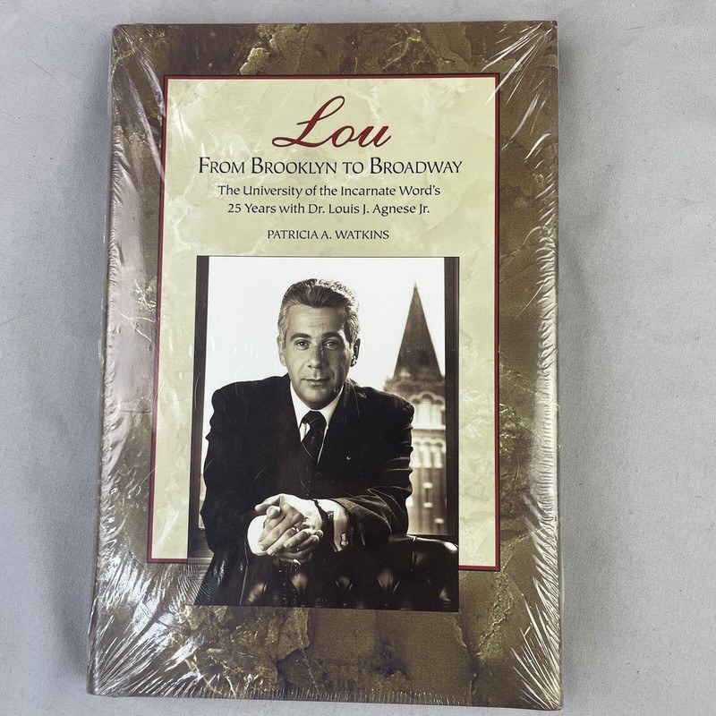 LOU FROM BROOKLYN TO BROADWAY University Of Incarnate Word Patricia Watkins Book