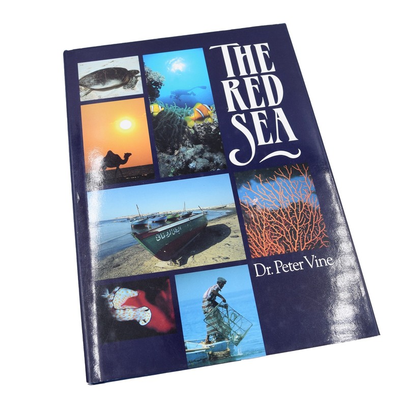 THE RED SEA – Dr. Peter Vine – Photos, History, Geographic, Biology 1985 HC