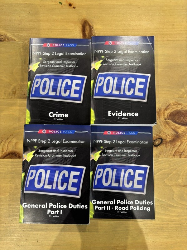 Police Pass Sgt and Inspector NPPF Exam Books 21st Edition excellent Condition
