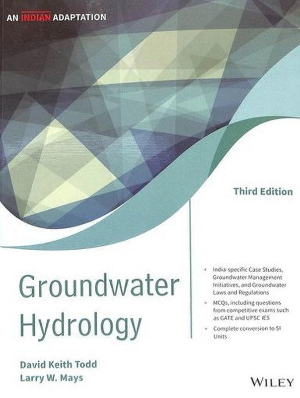 NEW: Groundwater Hydrology By David Keith Todd 3ED INTL ED – 9788194726333