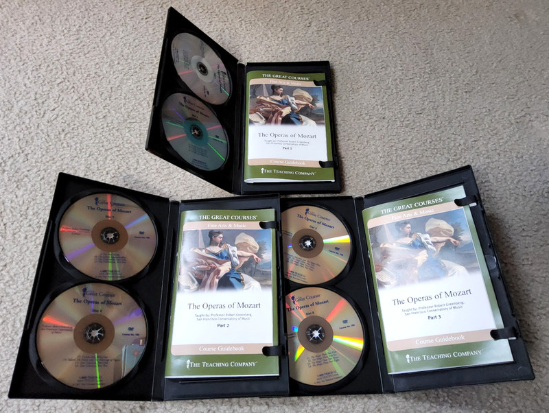 Great Courses Fine Arts & Music The Operas of Mozart Part 1 2 3 DVD book set gallery