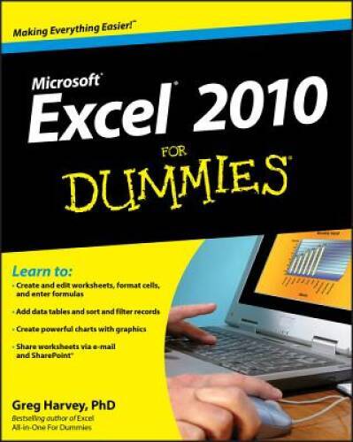Excel 2010 For Dummies – Paperback By Harvey, Greg – VERY GOOD