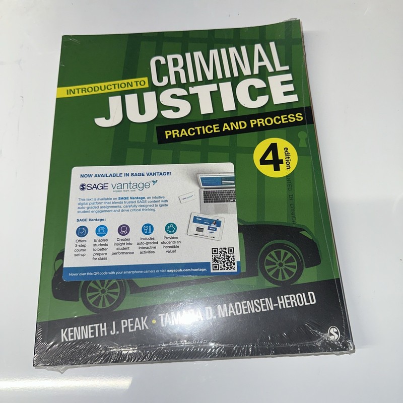 Introduction to Criminal Justice 4th Edition Practice and Process Kenneth Peak