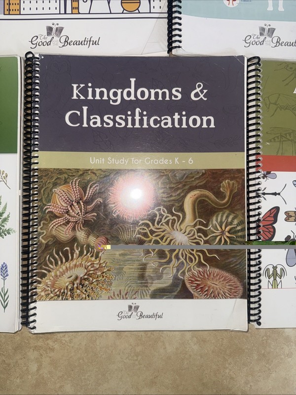Good and the Beautiful Science Unit Set K-8 Energy Human Body Botany More gallery