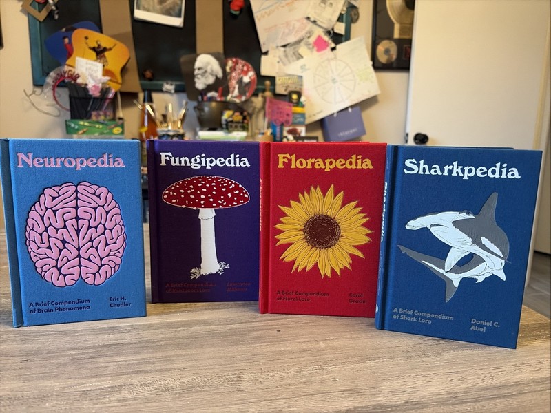 Pedia Book Set: Sharkpedia + Fungipedia + Neuropedia + Florapedia NEW