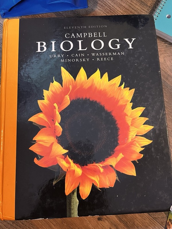 Campbell Biology 11th Edition Urry Hardcover ISBN-13: 978-0134093413 EUC!