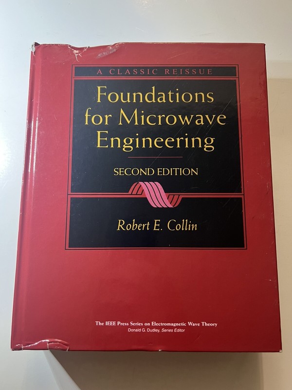 Foundations for Microwave Engineering by Robert E. Collin (English) Hardcover