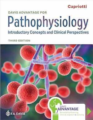 Davis Advantage for Pathophysiology: - Hardcover, by Capriotti DO MSN - Good c