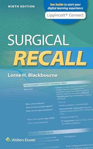 Surgical Recall (Lippincott – Paperback, by Blackbourne Lorne – Very Good