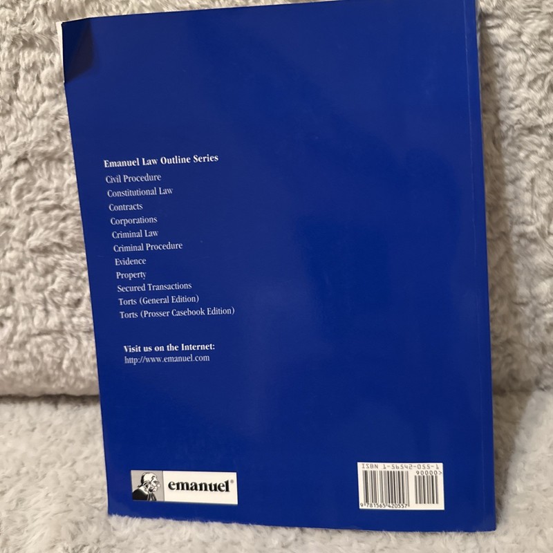 Emanuel Law Outlines: Evidence by Steven L. Emanuel 1995, Trade Paperback 3rd Ed gallery