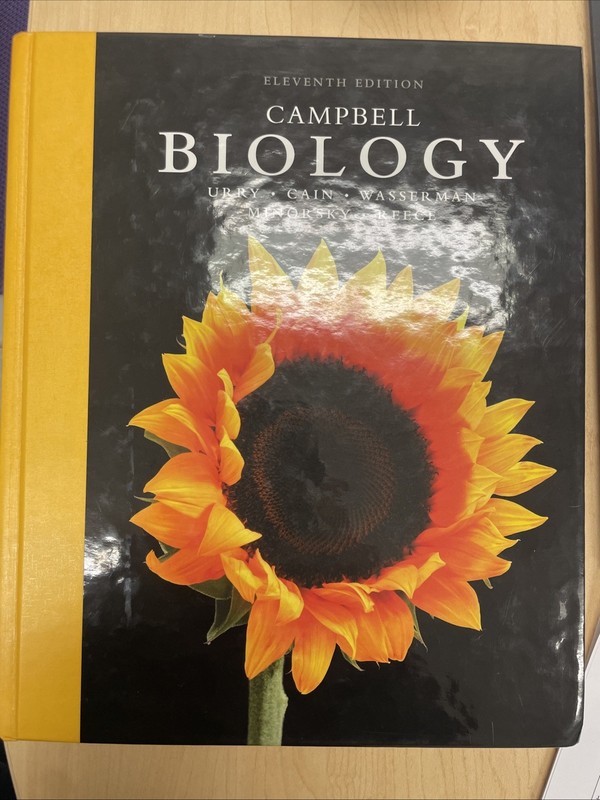 Campbell Biology by Urry, Wasserman, Cain, Minorsky and Reece (2016, Hardcover)