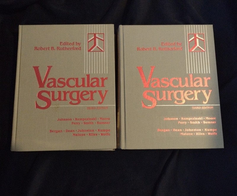 Rutherford Vascular Surgery – VOL 1&2 Set – 3rd Edition Hardcover – EX LIBRARY