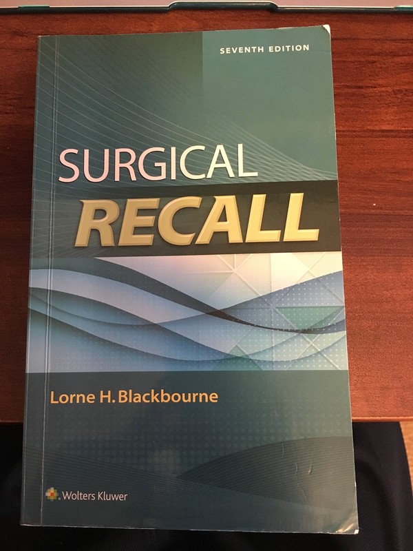 Surgical Recall – paperback Blackbourne, Lorne H.