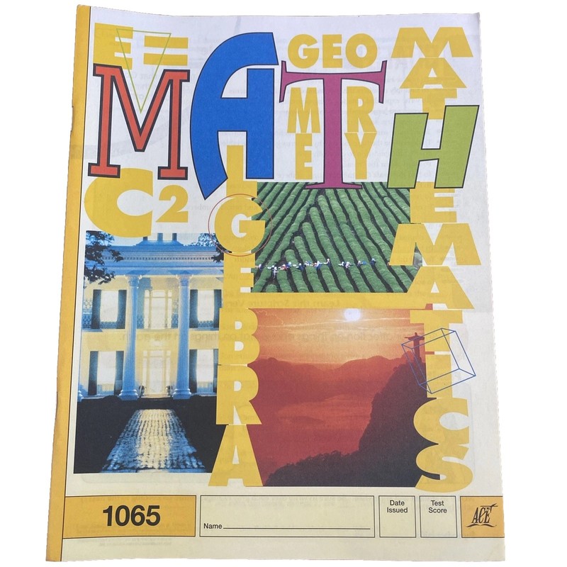 ACE Math 6th Grade Pace 1065 2006 Revision Accelerated Christian Education