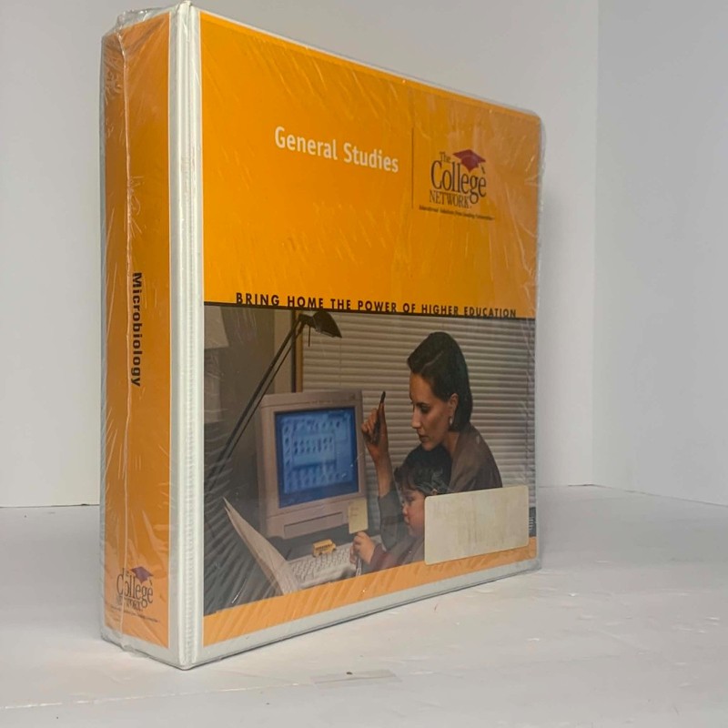 The College Network 2001 Binder General Studies – Microbiology. New and Sealed.