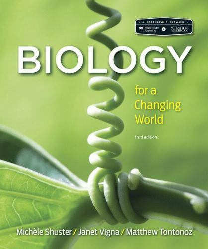 Scientific American Biology for a Changing World LOOSELEAF – Comes With Binder