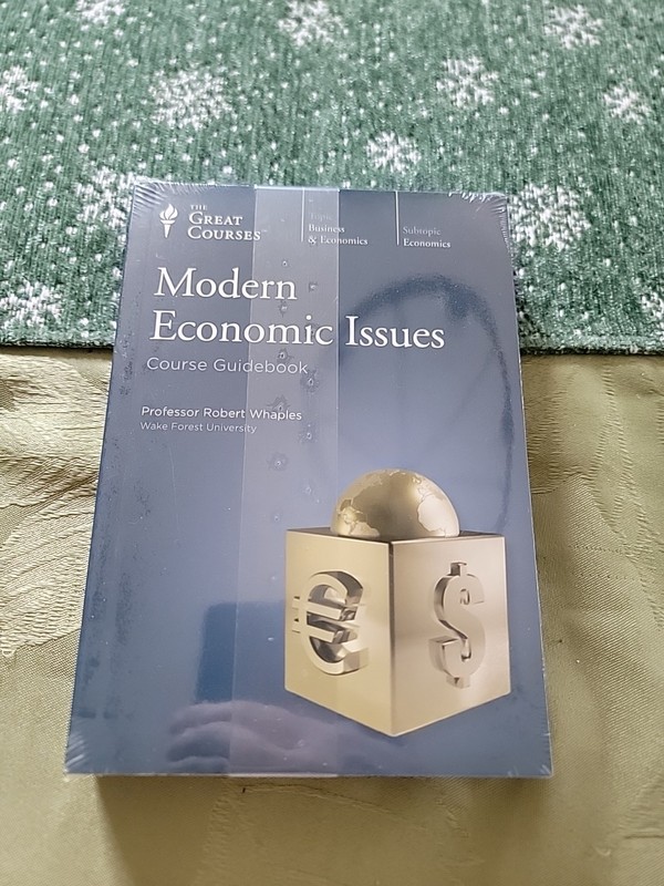 NEW Sealed Great Courses Modern Economic Issues Robert Whaples DVD + Guidebook