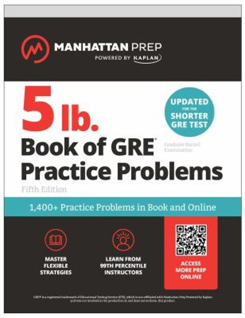 5 Lb. Book of GRE Practice Problems: 1,400+ Practice Problems in