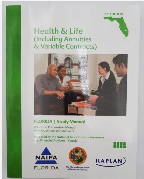 Health & Life Florida Annuities & Variable Contracts Study Manual 39th ED TPB