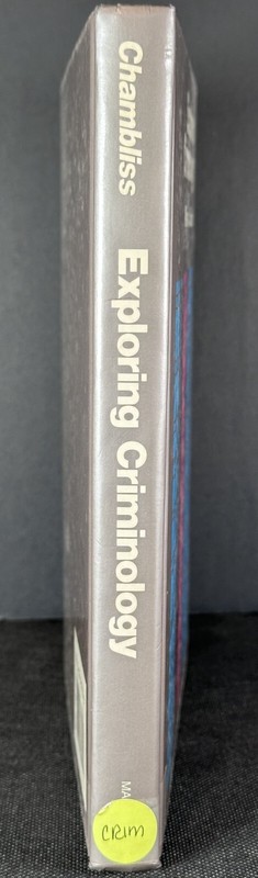 Macmillan Criminal Justice Ser.: Exploring Criminology by William J. Chambliss gallery