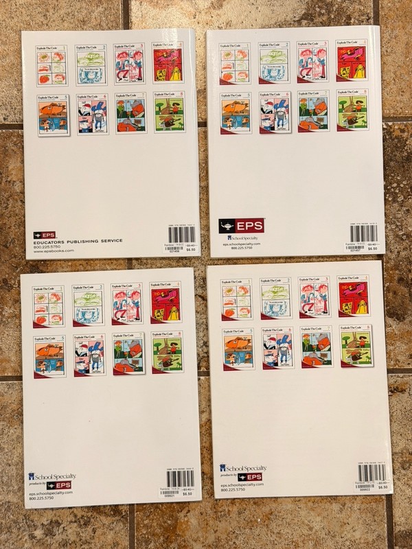 Explode The Code 5, 6, 7, & 8 Booklets Lot of 4 Education Phonics English gallery