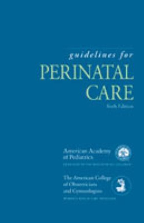Guidelines for Perinatal Care Paperback