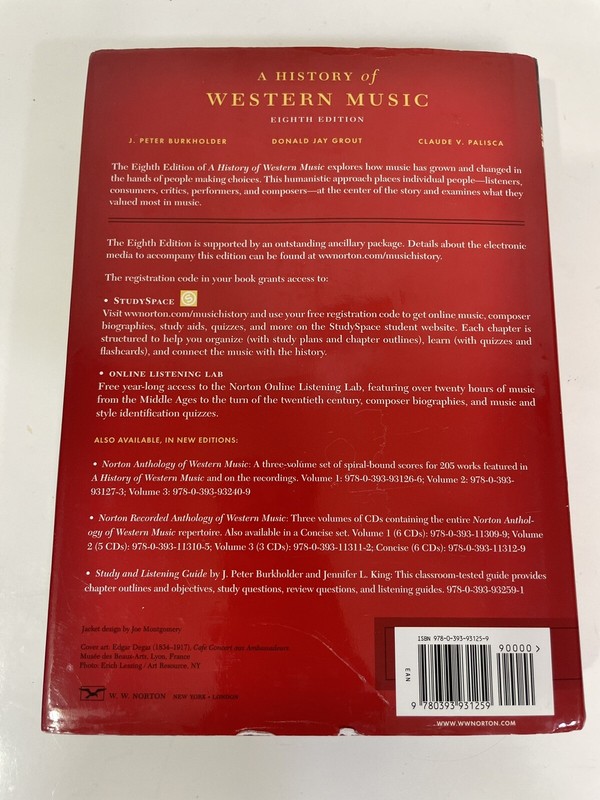 History of Western Music by J. Peter Burkholder, Donald Jay Grout and Claude... gallery