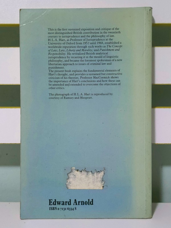 H.L.A. Hart: Jurists Profiles in Legal Theory! 1981 Law Book by Neil MacCormick gallery