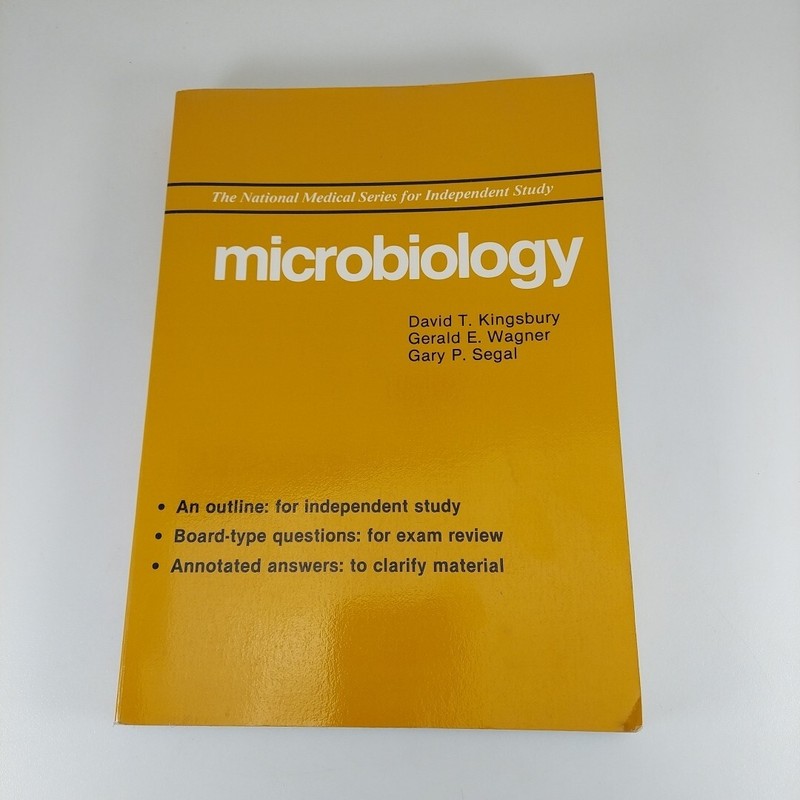 Microbiology The National Medical Series for Independent Study 1985 Wiley PB