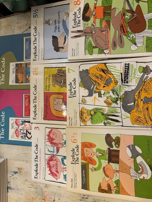 Explode the Code by Nancy Hall lot of Student and Teacher books ETC 3 and up